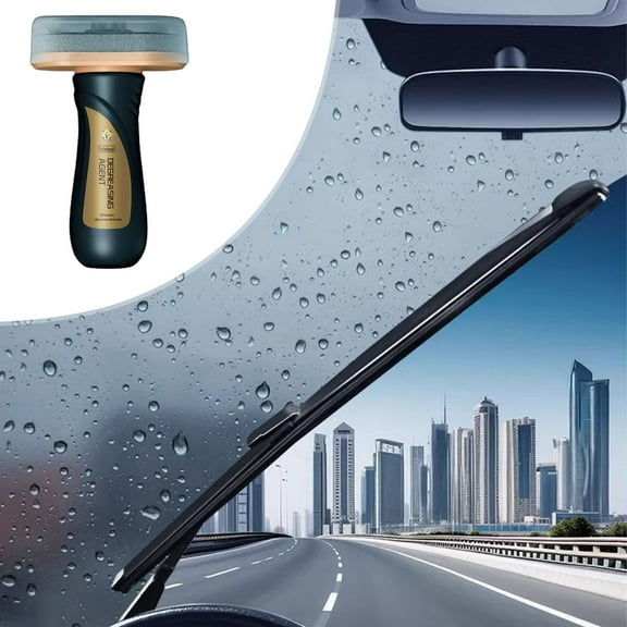 Oil Film Remover for Auto Glass | Hydrophobic Windshield Cleaner | 100ml Rain Repellent | Window & Mirror Treatment | Easy Application | Improves Visibility in Rain | All Glass Surfaces