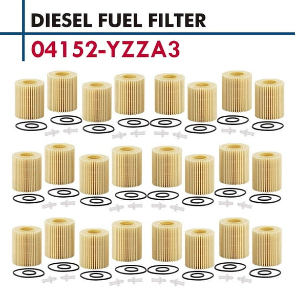 Oil Filter 04152-YZZA3 (Set of 24) Replace For Lexus IS250 IS350 GS300 GS350