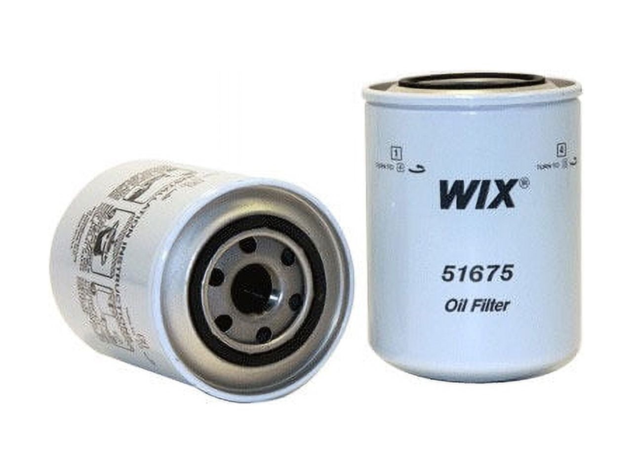 Oil Filter - Compatible with 2008 - 2011 Mitsubishi Fuso FE125 4.9L 4-Cylinder Turbocharged Diesel 2009 2010
