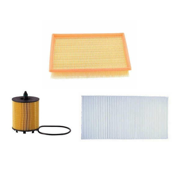 Oil Filter Engine Air Filter & Cabin Air Filter Fits Saab 9-3 03-11 9-3x 10-11