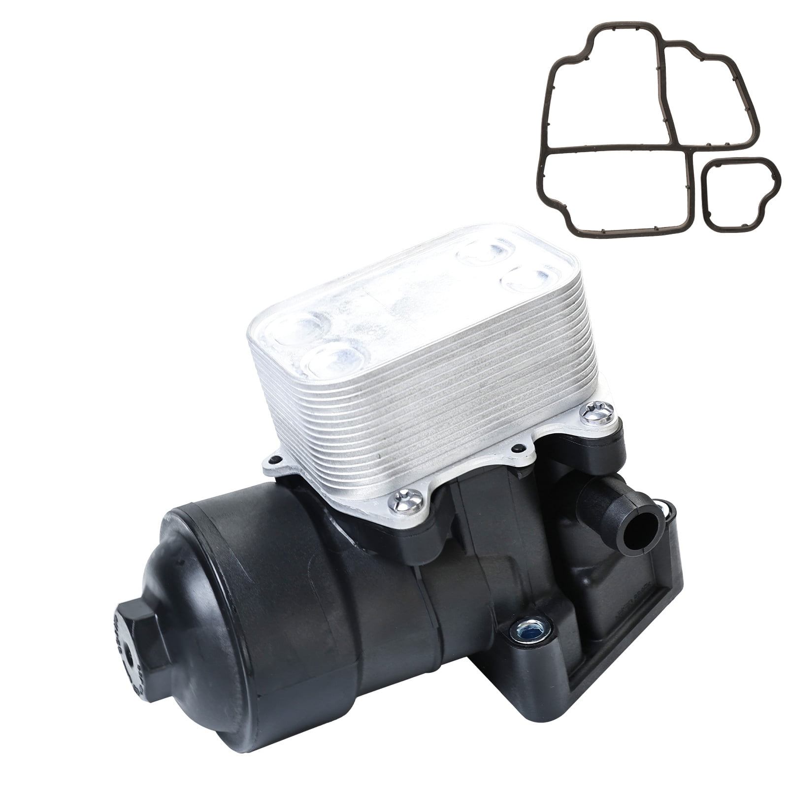 Oil Filter Housing Assembly Compatible with VW Passat 2012-2014 2.0L L4 Replaces 03L115389C 03L115389B 03L115389H Black