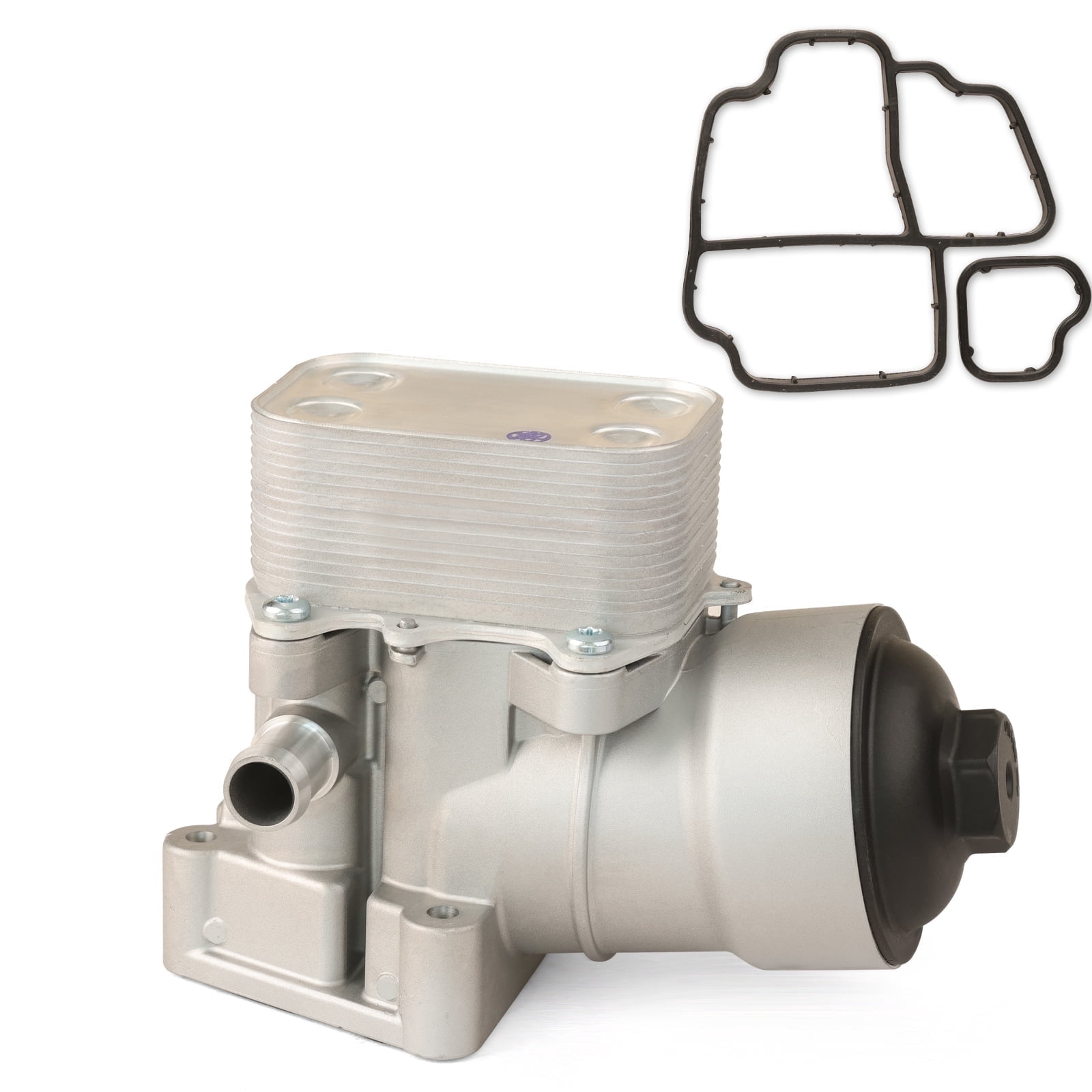 Oil Filter Housing Assembly with Oil Cooler Compatible With 2004-2018 VW Amarok Passat Seat Altea Leon Ibiza 2010-2016 Audi A4 A3 Q3 2.0L Replaces 03L115389H 03L-115-389-H