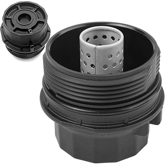 Oil Filter Housing Cap Assembly 15620-37010 Compatible With 2009-2016 Corolla 2009-2014 Matrix 2010-2016 Prius 2012-2016 Prius V 2011-2016 CT200h 2008-2014 xD 2016-2016 iM