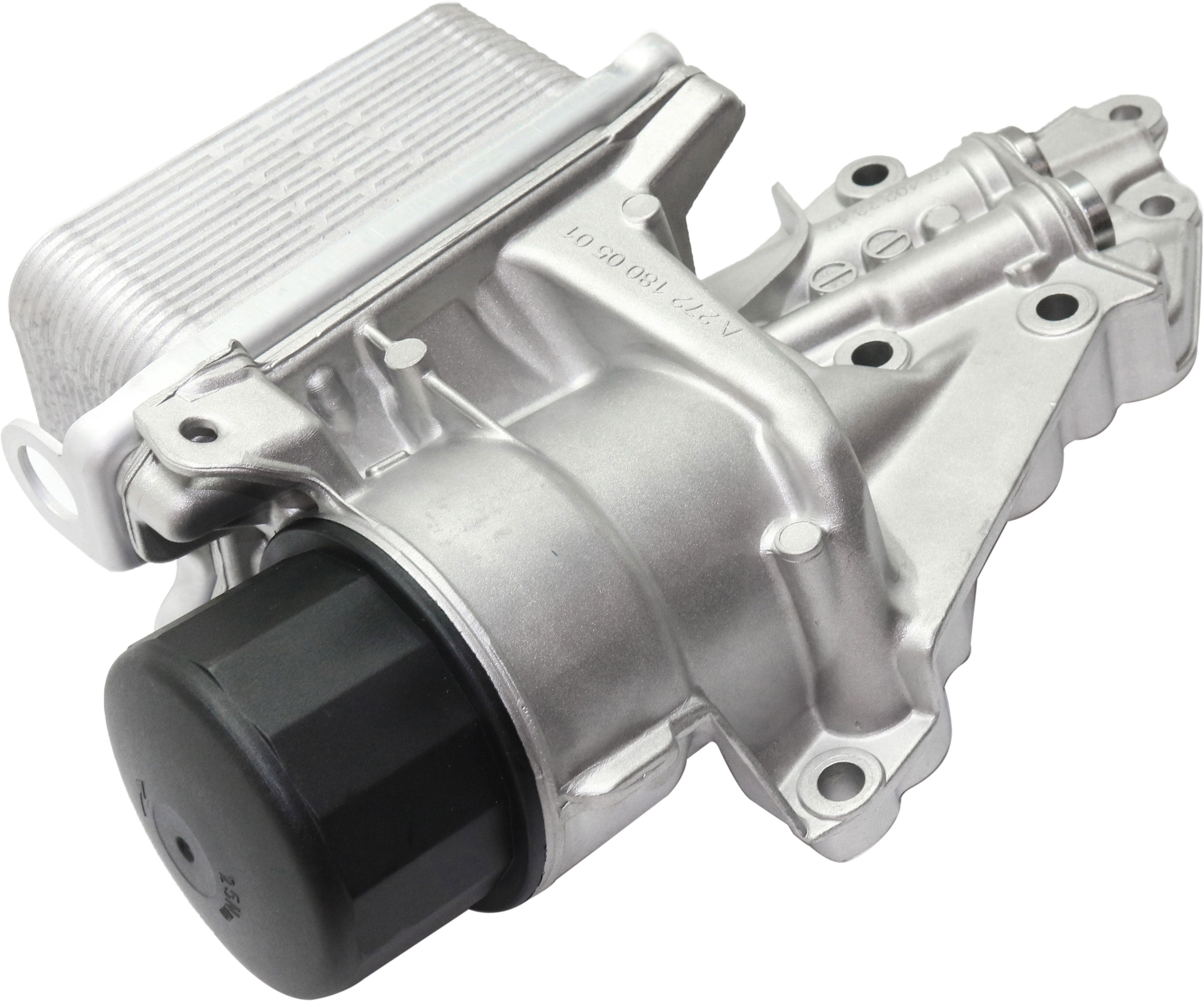 Oil Filter Housing Compatible with 2006-2007 Mercedes Benz C230 With Oil Cooler and Filter