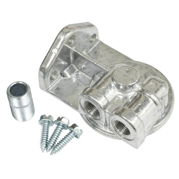 Oil Filter Mount Adapter Left Hand Ports for External Spin On Filter - 0092440