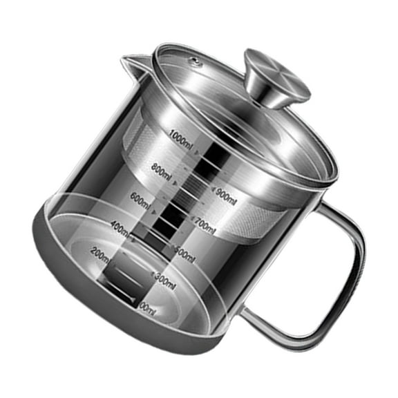 Oil Filter Pot for Home Cooking and Oil Draining Use Soybean Milk Filter Kettle