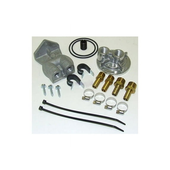 Oil Filter Remote Mounting Kit - Compatible with 1967 - 1998 Chevy Camaro 1968 1969 1970 1971 1972 1973 1974 1975 1976 1977 1978 1979 1980 1981 1982 1983 1984 1985 1986 1987 1988 1989 1990 1991