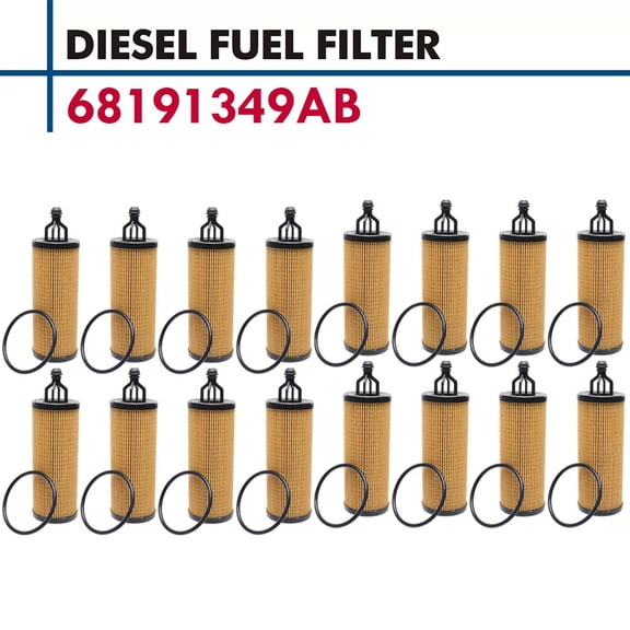 Oil Filter for Chrysler Jeep Dodge RAM 3.2L 3.6L V6 MO-349 Set of 16