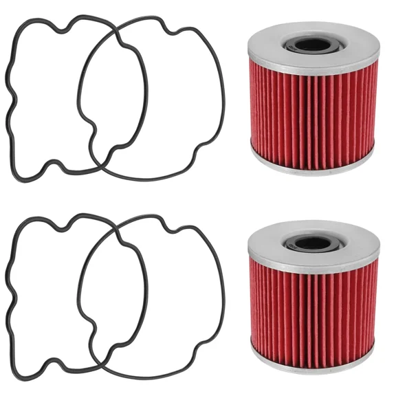 Oil Filter for Suzuki GS500 GS500E GS500F 1989-2002 2004-2009 2-Pack