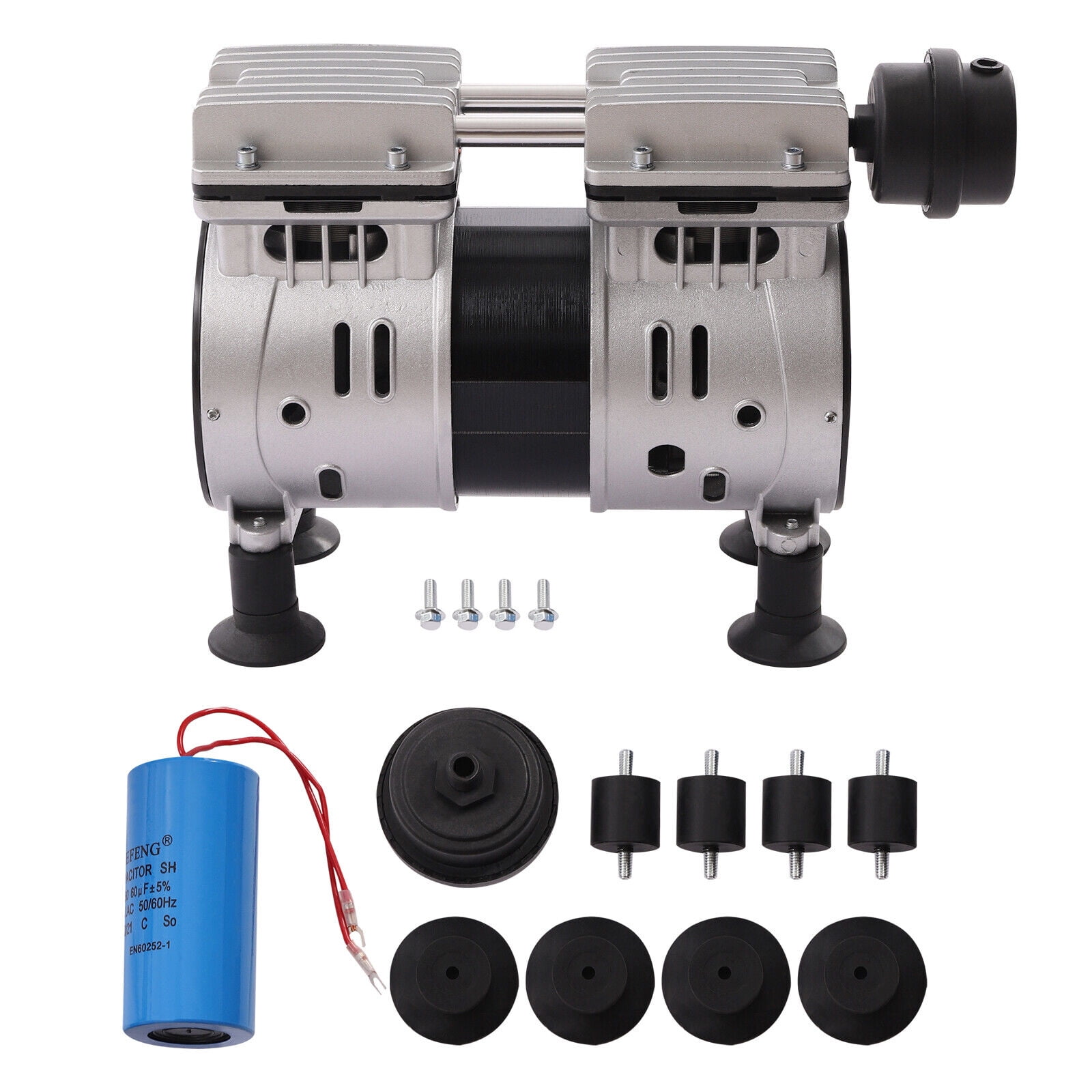 Oil-Free Maintenance Vacuum Pump Air Compressor Pump 550 Watt 1/4'' 3.6CFM 110V