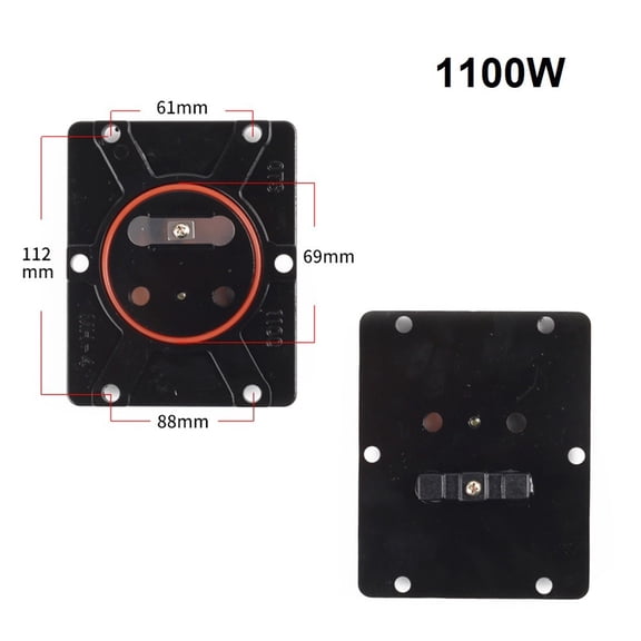 Oil-Free Silent Air Compressor Screw Valve Pressure Breathing Iron Steel Plate 1100W Set