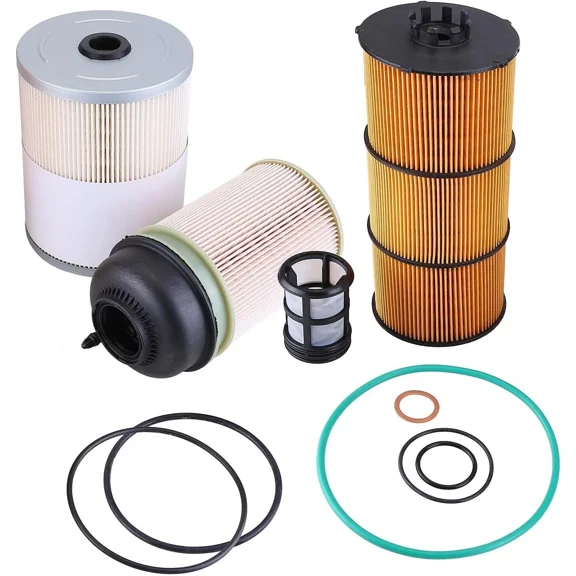 Oil & Fuel Filter Kit Fit For Freightliner DD13 DD15 DD16 PF9908 FS19915 P551005