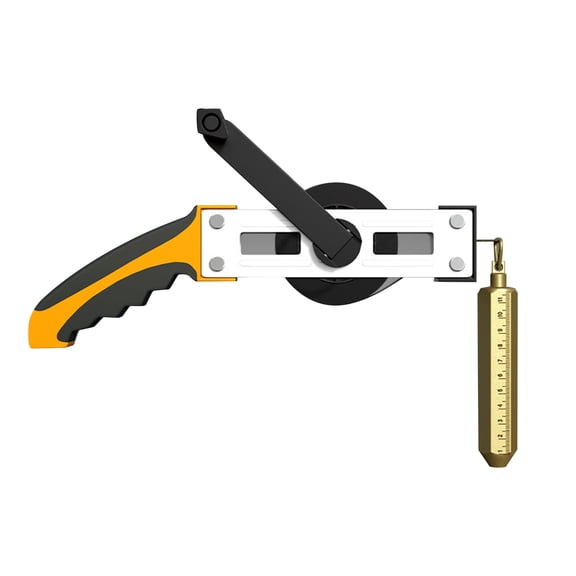 Oil Gauging Tapes 5/10/15/20/30M Measuring Ruler with Explosionproof Brass PlumbBob Tape Measure Rubber Handle