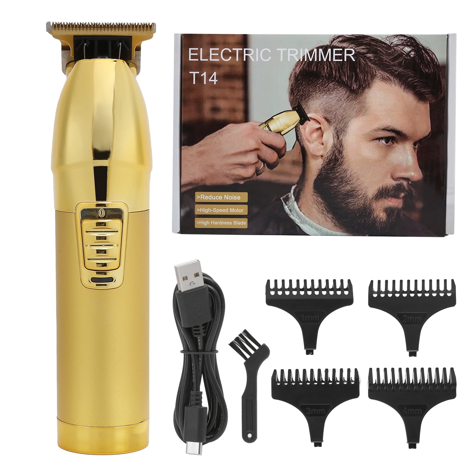 Oil Head Electric Hair Clippers USB Rechargeable Hair Trimmer Hair
