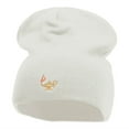thumbnail image 1 of Oil Lamp Embroidered Short Beanie - White OSFM, 1 of 5