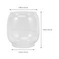 thumbnail image 1 of Oil Lamp Glass Lamp Shade Clear Kerosene Lamp Chimney Kerosene Lamp Cover Clear Glass Lamp Chimney Replacement Kerosene Lamp Chimney Clear Kerosene Lamp Shade, 1 of 6