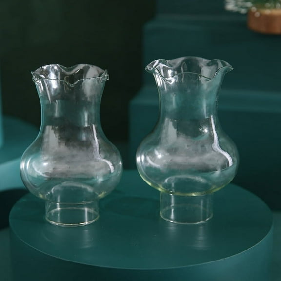 Oil Lamp Glass Lamp Shade Clear Kerosene Lamp Chimney Kerosene Lamp Cover