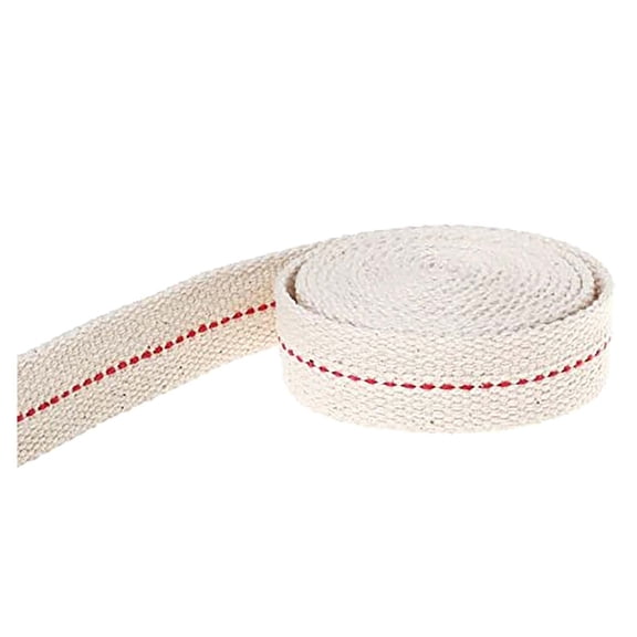 Oil Lamp Wick Replacement - 1 Roll 1 Meter, 2CM Wide White Wick for Oil Burners, Kerosene Lamps - Clean Burn, Easy Install, Consistent Performance
