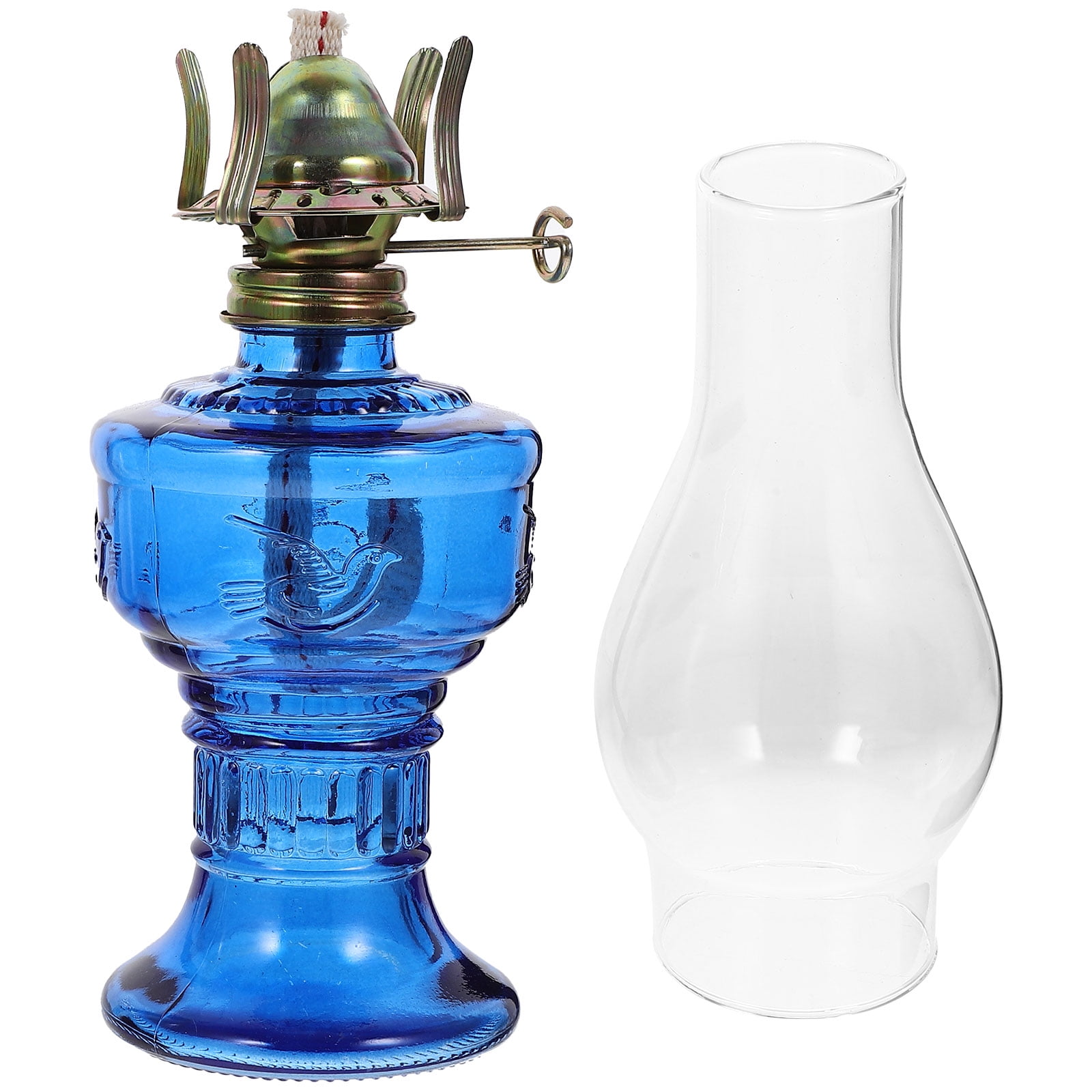 Oil Lanterns for Indoor Use Glass Kerosene Lamps Farm House Decorations