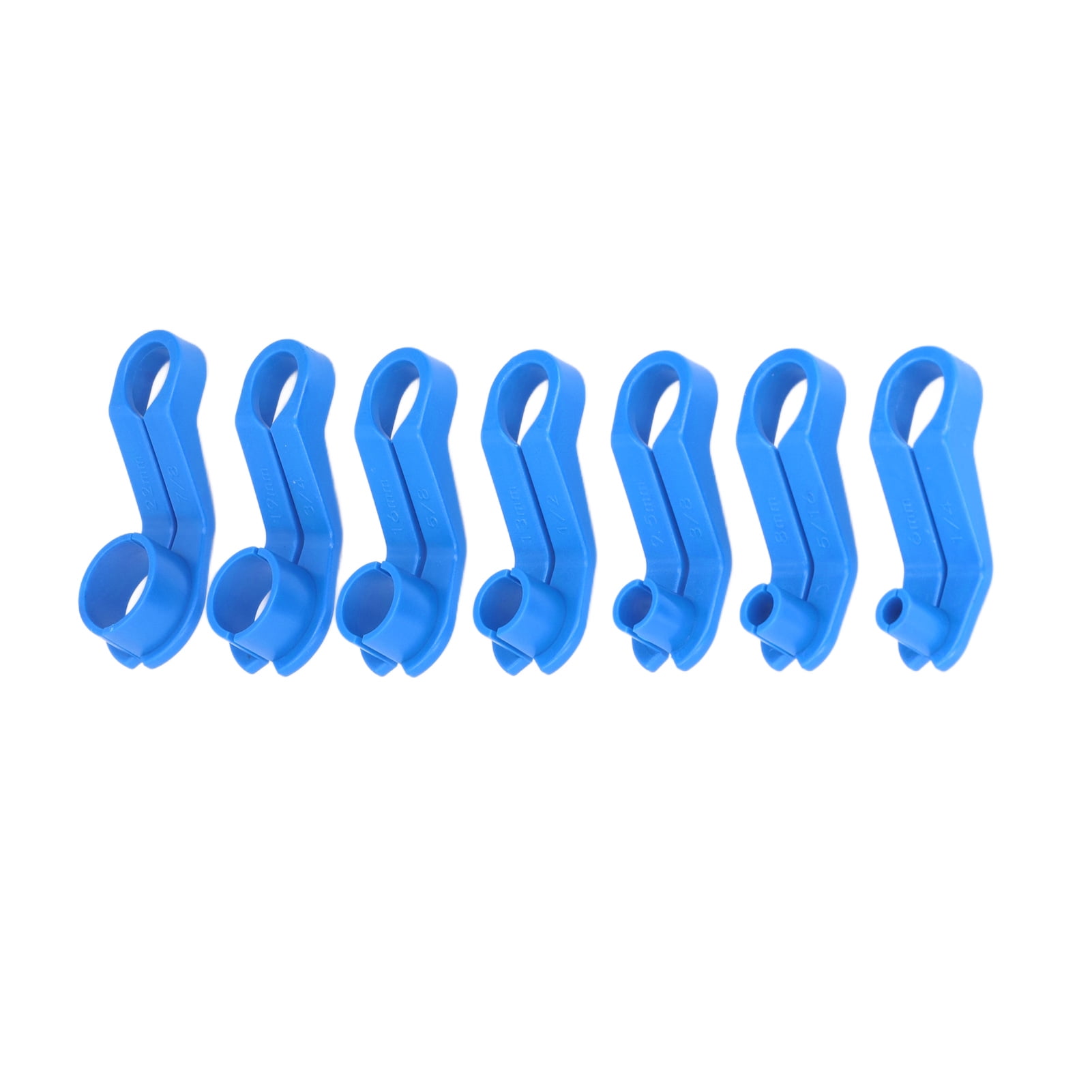 Oil Line Removal Tool, Blue Angled Design Easy Grasp 7 Sizes AC Fuel