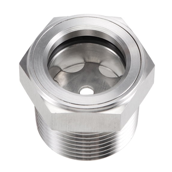 Oil Liquid Level Gauge Sight Glass 3/4 NPT Male Threaded 304 Stainless Steel Air Compressor Fittings