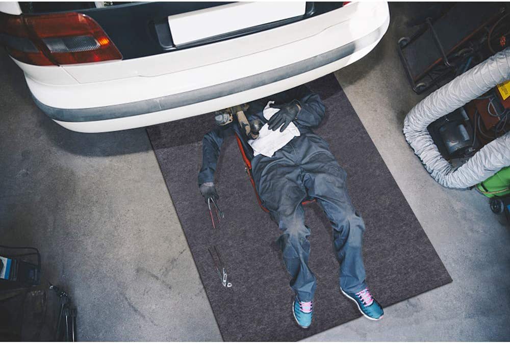 Oil Mat Oil Absorbent Garage Floor Mat Mechanic Pad Oil Drip Mat for