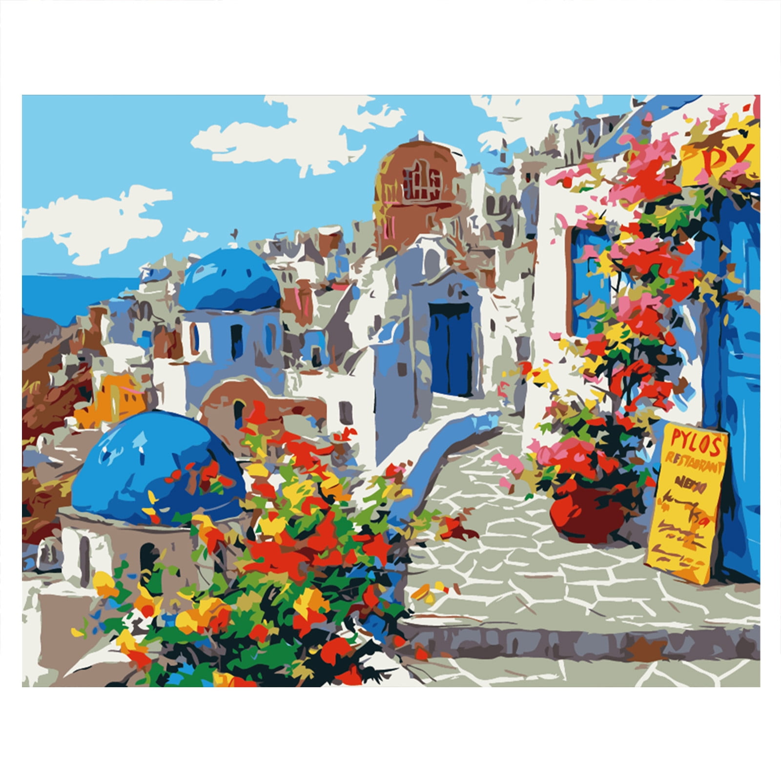 Oil Paint By Numbers For Adults DIY Painting By Numbers Kit Coloring By