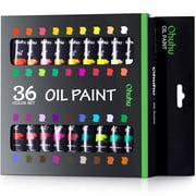 Oil Paint Set, 36 Oil-Based Colors, Artists Paints Oil Painting Set, 12ml x 24 Tubes Great Mothers Day Back To School Gifts Ideal