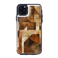 thumbnail image 1 of Oil Painting Abstract Geometric Brown Style Leather Wallet Case for iPhone 16 15 14 13 12 11 Pro Max Wallet Case Card Holder Flip, 1 of 8