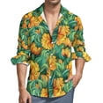 thumbnail image 1 of Oil Painting Blouses Mens Starry Night Shirt Long Sleeve Cool Fashion Casual Shirts Autumn Graphic Tops Plus Size 4XL, 1 of 7
