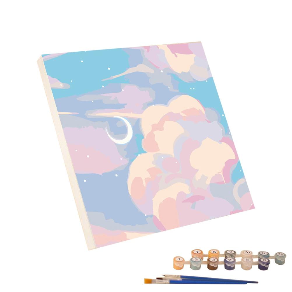 Oil Painting By Numbers With Frame Children's Gifts DIY Digital Oil