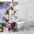 thumbnail image 1 of Oil Painting Dove Flowers Bath Shower Curtain Liners - 60x72in - 100% Polyester - Waterproof Bath Curtain with C-Shaped Hooks for Bathroom Decoration 1 Panel, 1 of 5
