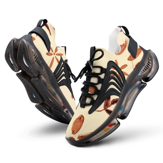Oil Painting Flower Walking Shoes for Men Woman Lightweight Tennis Fashion Elastic Sports Shoes Cushion Basketball Shoes