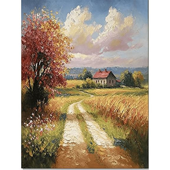 Oil Painting Landscape Decorative Painting/Canvas Art Suitable for Decorating Living Room Bedroom Dining Room Kitchen Office Hallway Hotel Cafe Apartment Farmhouse Studio and Gallery.