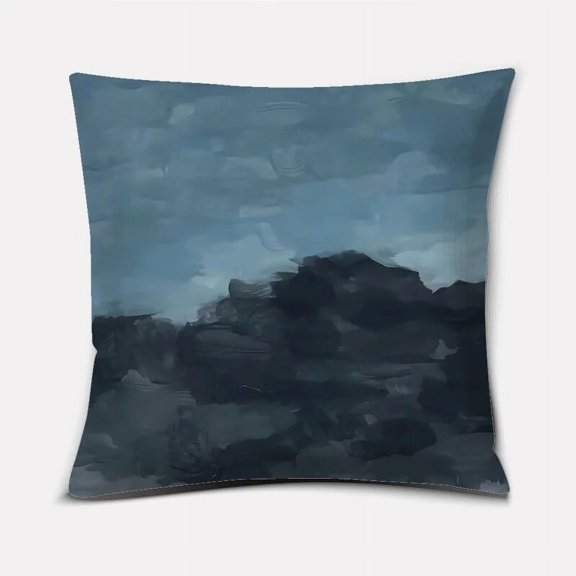 Oil Painting Landscape Series Pattern Decorative Pillowcase Square Home Office