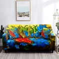 thumbnail image 1 of Oil Painting Sofa Cover Vegetation Flowers Butterfly Printed Couch Covers Washable Slipcover Furniture Protector for Living Room, 1 of 4
