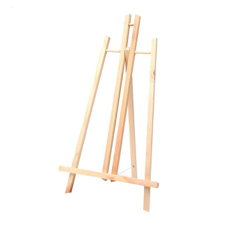 Oil Painting Stand Flat Stand Wooden Tripod Trapezoidal Easel Art ...