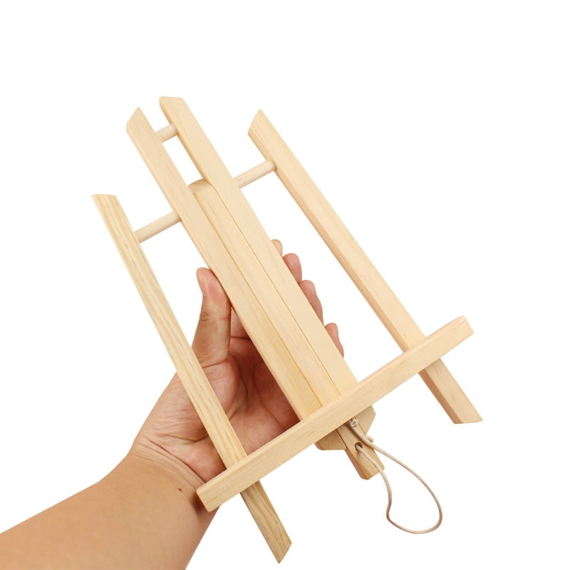 Oil Painting Stand Flat Stand Wooden Tripod Trapezoidal Easel Art ...