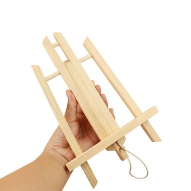 Oil Painting Stand Flat Stand Wooden Tripod Trapezoidal Easel Art Painting Display Stand Folding Sketch Small Easel for Children