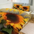 thumbnail image 1 of Oil Painting of Sunflowers Bedding Set with Zipper Closure for Girls & Boys, 1 of 6