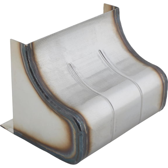Speedway Motors Weld-On 1.3 Quart Oil Pan Bulge Add-On Steel Panel, 6 Wide x 4.75 Deep for Increased Oil Capacity, Engine Wet Sump Performance and Custom Pan Fabrication