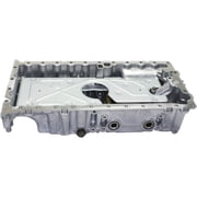 Oil Pan For 04-11 Volvo S40 C70 C30 V50 2.4L 2.5L Engine 6.1 qts with Drain Plug