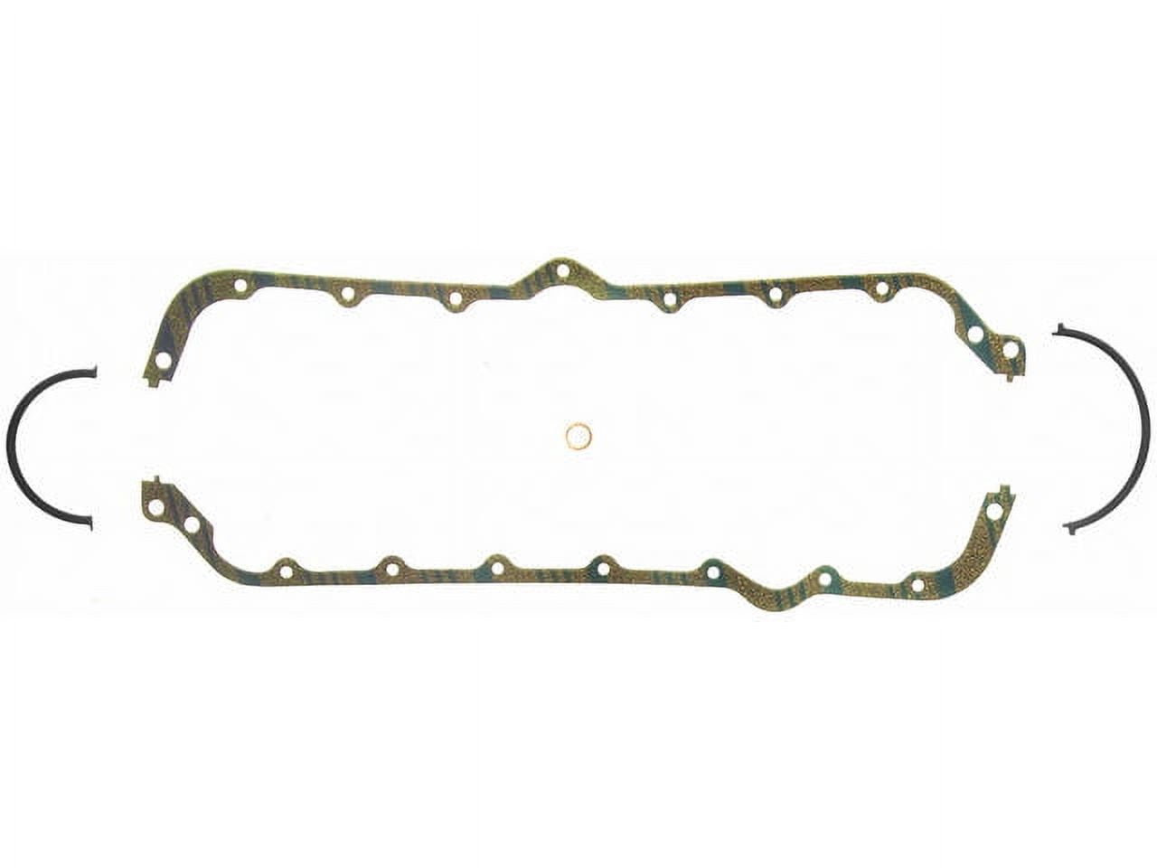 Oil Pan Gasket Set - Compatible with 1971 - 1981 Jeep CJ5 5.0L V8 1972 1973 1974 1975 1976 1977 1978 1979 1980