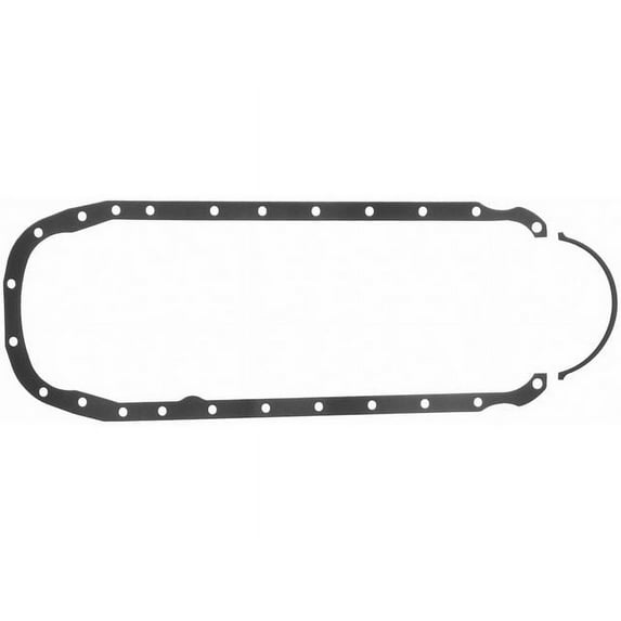 Oil Pan Gasket Set - Compatible with 1983 - 1991 Chevy G30 6.2L V8 1984 1985 1986 1987 1988 1989 1990