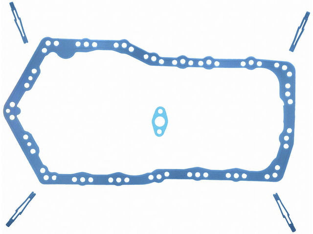 Oil Pan Gasket Set - Compatible with 1985 - 1995 Oldsmobile 98 1986 1987 1988 1989 1990 1991 1992 1993 1994