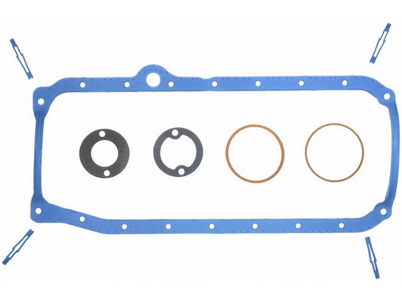 Oil Pan Gasket Set - Compatible with 1986 - 1997 Pontiac Firebird 1987 1988 1989 1990 1991 1992 1993 1994 1995 1996