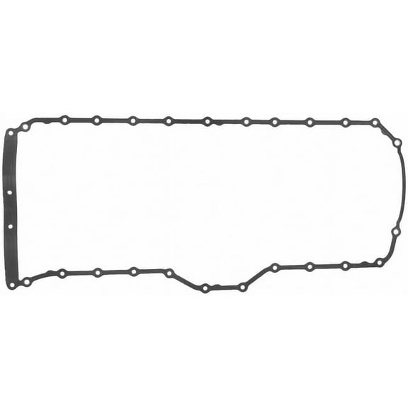 Oil Pan Gasket Set - Compatible with 1987 - 1992 Jeep Comanche 4.0L 6-Cylinder 1988 1989 1990 1991