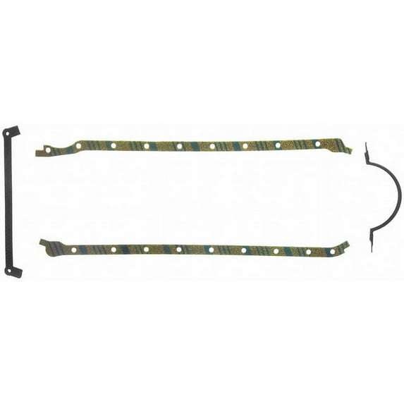 Oil Pan Gasket Set - Compatible with 1990 Chevy V2500 Suburban 7.4L V8