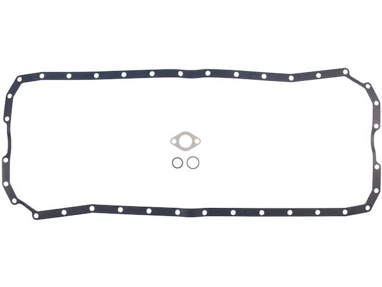 Oil Pan Gasket Set - Compatible with 1994 - 2002 Dodge Ram 2500 5.9L 6-Cylinder 1995 1996 1997 1998 1999 2000 2001