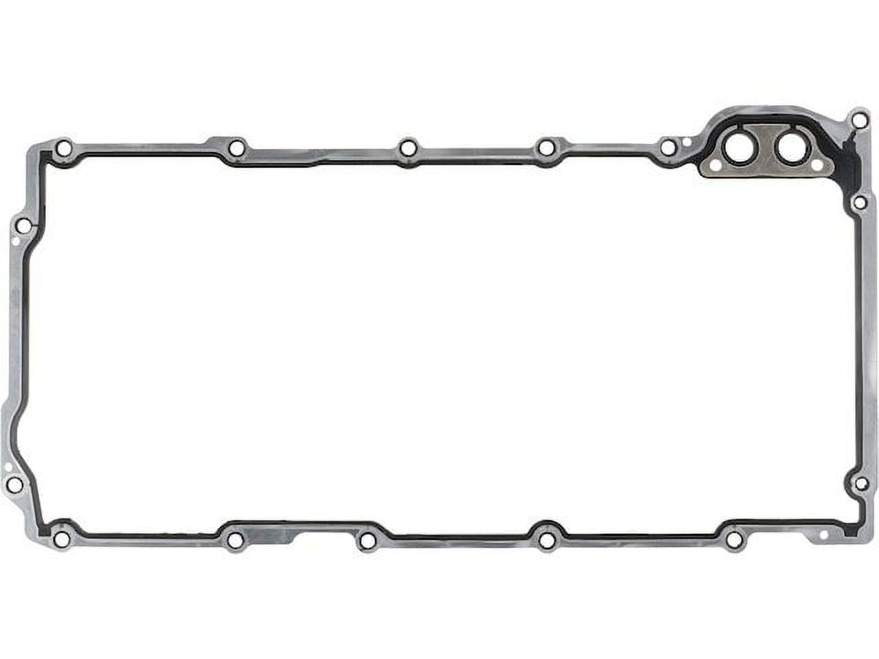 Oil Pan Gasket Set - Compatible with 1999 - 2013 GMC Sierra 1500 2000 2001 2002 2003 2004 2005 2006 2007 2008 2009 2010 2011 2012